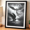 Rise and Fall – Dual Angel Artwork #99 | PRINT